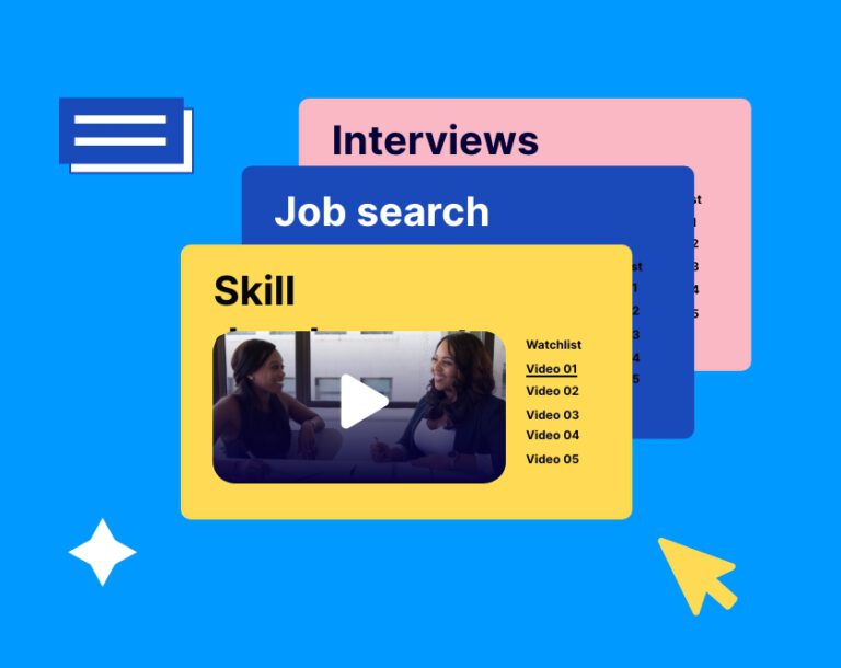 Videos & modules, Connect My Career feature.